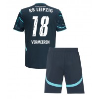 Fotbalové Dres RB Leipzig Arthur Vermeeren #18 Dětské Alternativní 2024-25 Krátký Rukáv (+ trenýrky)